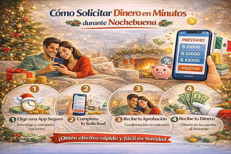 Cómo solicitar dinero en minutos durante Nochebuena