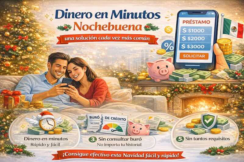 Dinero en minutos Nochebuena: una solución cada vez más común