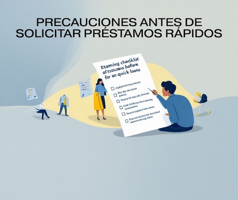 Precauciones antes de solicitar préstamos rápidos