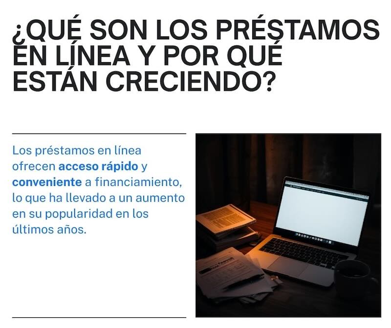¿Qué son los préstamos en línea y por qué están creciendo?