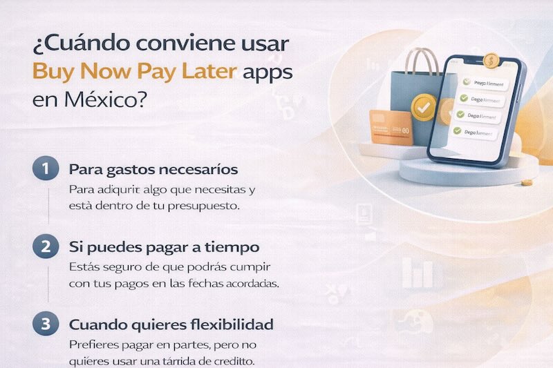 ¿Cuándo conviene usar Buy Now Pay Later apps en México?