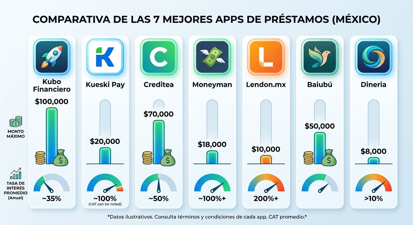 mejores apps de préstamos en México